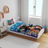 Parure de lit - DRAGON BALL Z - Son Goku vs Goku Rosé - Microfibre - 1 housse de couette 140 x 200 cm + 1 taie 63 x 63 cm