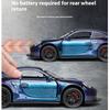 1/32 Scale Porsche GT3 RS Alloy Car Model W/ Retro Pull-Back Action, Racing Enthusiasts' Dream Toy, Perfect for Kids & Collectors