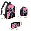 3pcs K-POP Girl Group Pattern Backpack Set Lightweight Large Capacity School Bag Travel Bag with Shoulder Bag Pencil Bag Gift