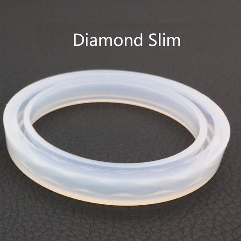 Diamond Surface Mold DIY Ornament Diamond Surface Bracelet Model Bracelet Silicone Crystal Glue Dried Flower Resin