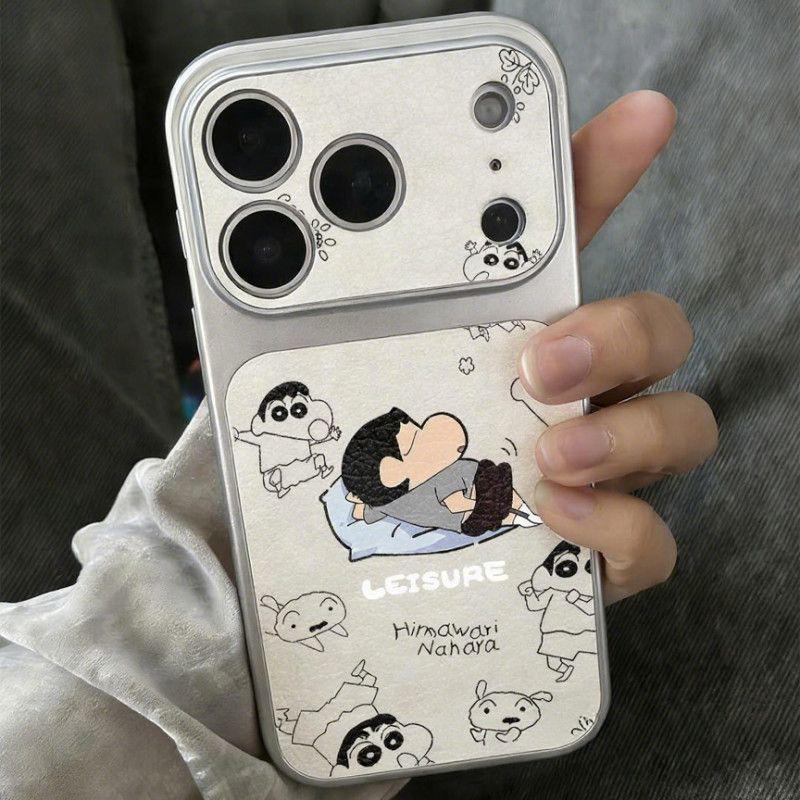 

Compatible with iPhone 12-17 Pro Max: Electroplated Silver & Premium Feel Case with Corning Protection and Skin Sticker. iPhone 16 Pro Max
