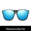 Ultra-Light Polarized Clip-On Sunglasses for Men & Women - Large Frame, UV Protection, Perfect for Prescription Glasses & Driving