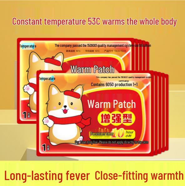 Large Self-Heating Ginger & Mugwort Body Warmer Patch