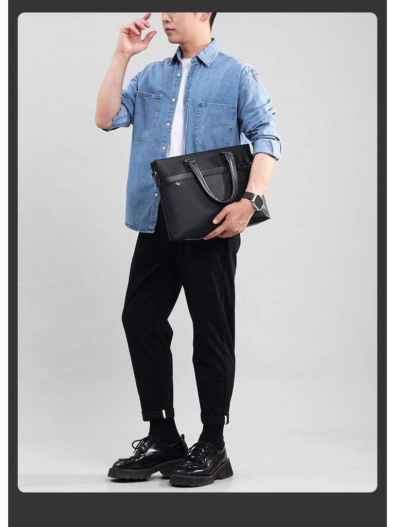 Men's Business Laptop Briefcase Shoulder Bag