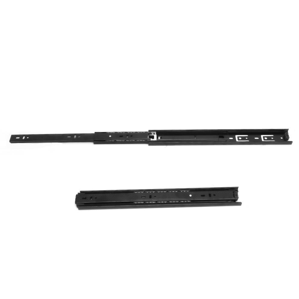 3sekční kuličkové zásuvkové pojezdy, kluzáky, tlumení, soft close, 35*4.5cm