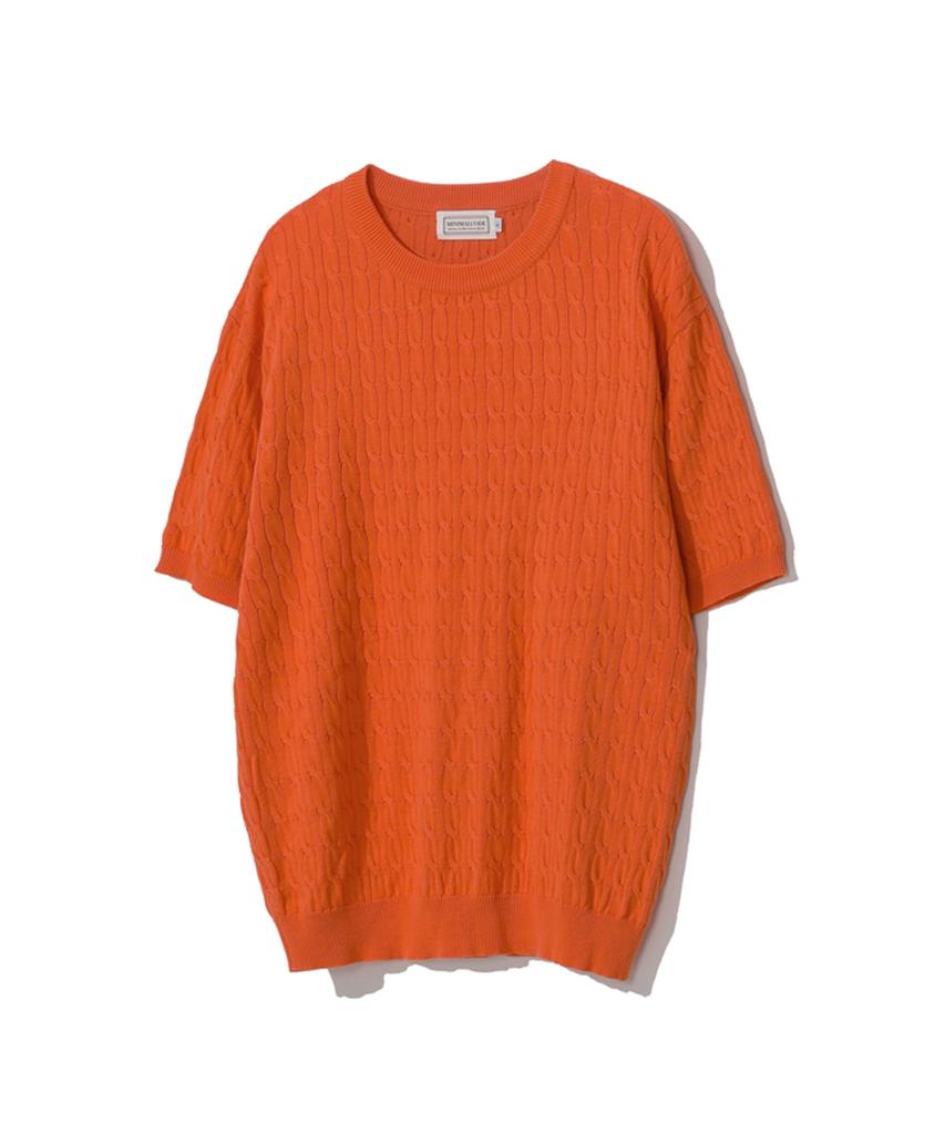 MINIMALCODE Cable Weave Round Half Knit - 4 Colors