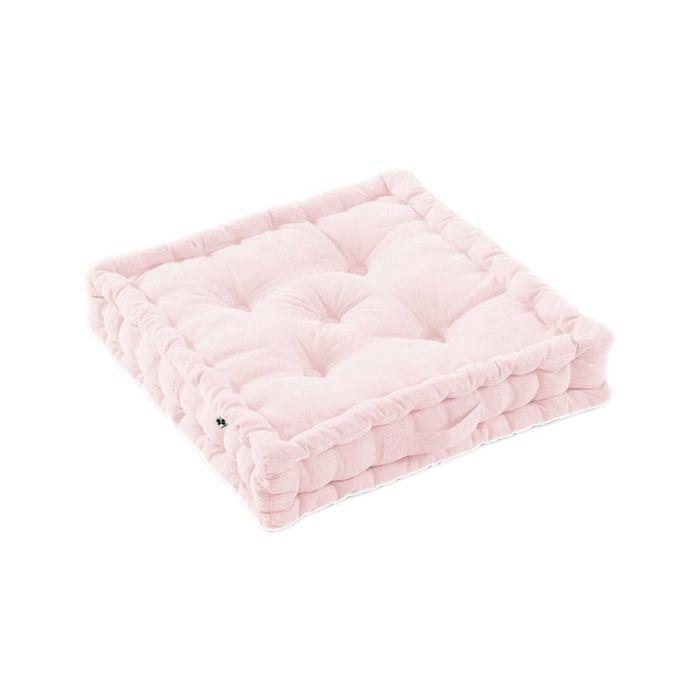 Outdoor Water-repellent Floor Cushion - Anti-UV "Kala" In Cotton 50 X 50 X 10 Cm The Butterfly Effect