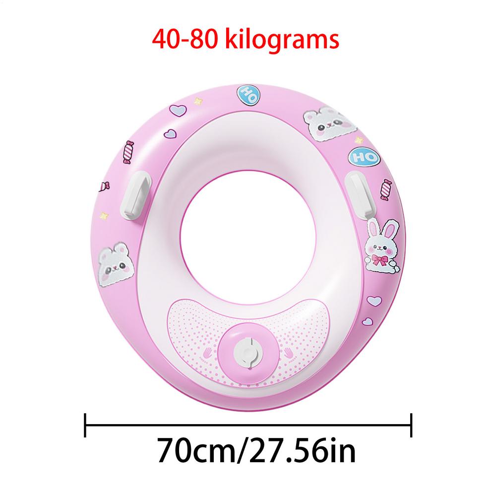 

Pool Float Tube Inflating Anti-Leak Toy Inflatable Tube Pool Float For Men Women Mother Girlfriend Sea Offshore Lake River Party розовый