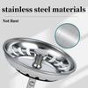 1 PCS Waste Plug Premium Kitchen Sink Strainer Replacement Basin Drain Filter Stainless Steel 80mm Sizes Fixing Pin
