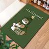 Floral Paws Collection Custom Name Carpet Rug For Living Room Bedroom Home Sofa Decoration Kids Play Nonslip Floor Mat