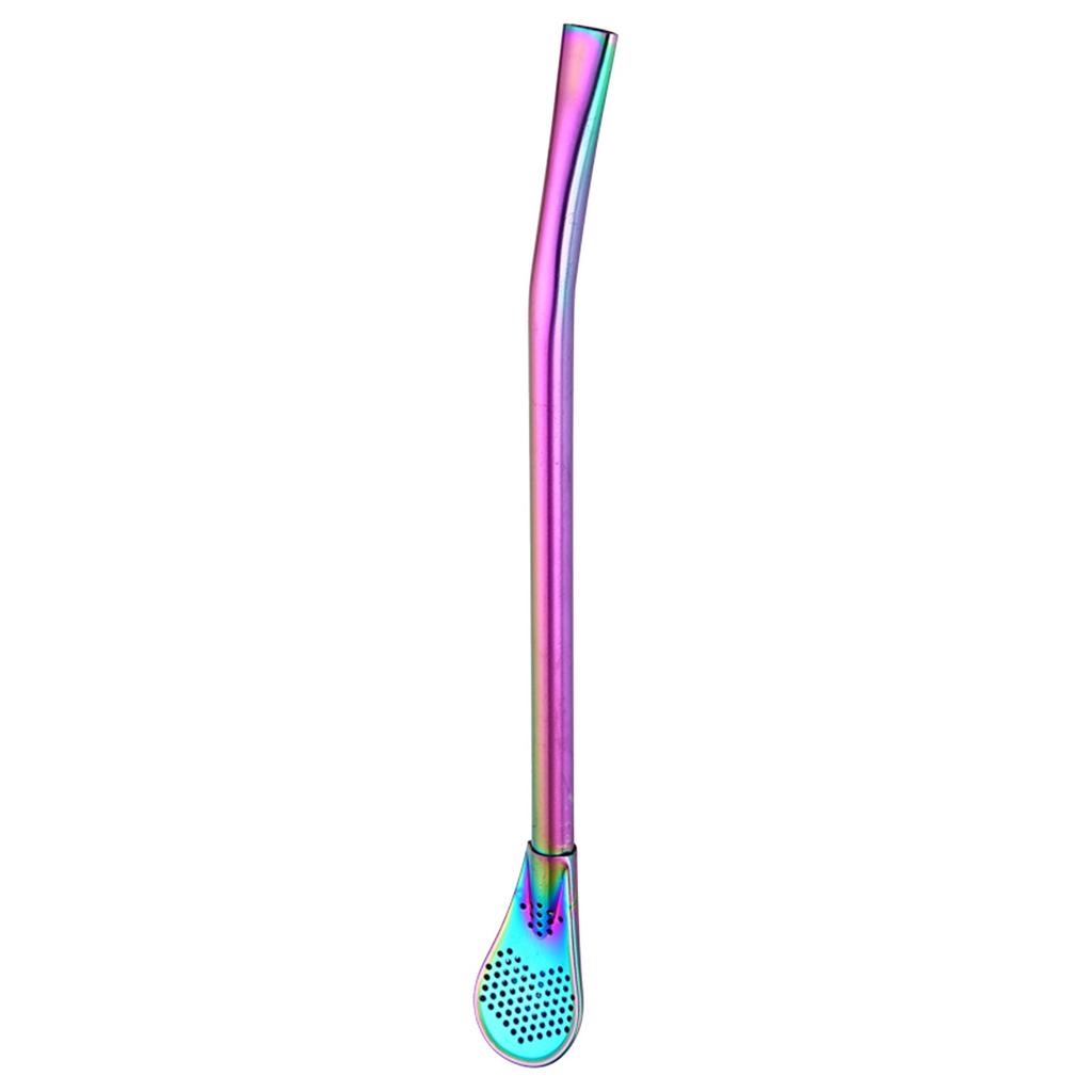 304 Stainless Steel Filter Straw Mixing Spoon Straw Filter Straw