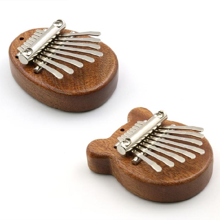 Exquisite Finger Thumb Piano Marimba Musical Instrument 8 Keys Thumb Piano Portable Wood Finger Piano Easy Use