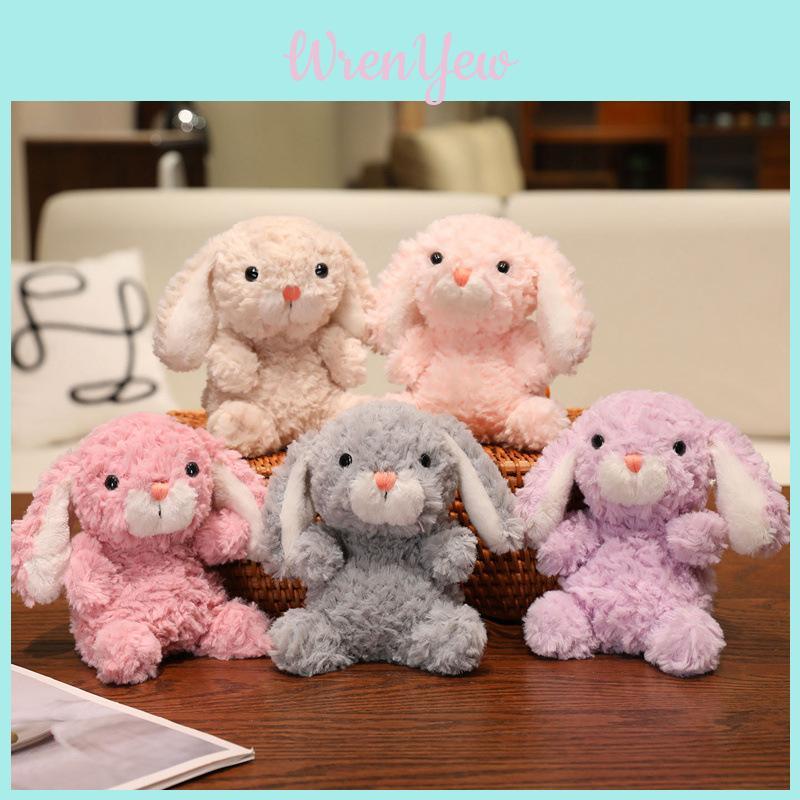 Cute Cartoon Rabbit Plush Doll With Ultrasoft Short Fur Ideal For Childrens Comfort