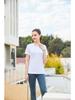 Unisex Basic Lightweight Tee Solid Color Unisex T-shirt for Women and Men Summer Crew Neck Minimalist Tops YG-233
