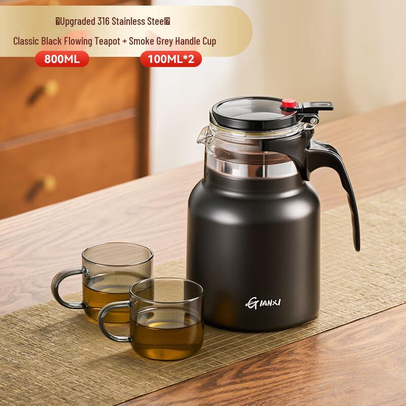 Shangqi Auto-Brew Glass Infuser Teapot Set