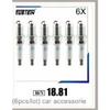 6PCS/LOT Iridium Spark Plug For Lexus GS350 IS250 LS460 90919 01249 FK20HBR 11 9091901249 FK20HBR-11 90919-01249 FK20HBR11