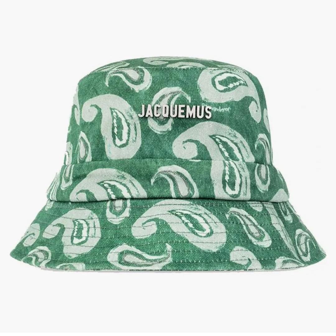Used JACQUEMUS bucket hat green