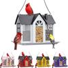 Metal Mesh Bird Feeder for Outside Large Capacity Wild Bird Feeders New Bird House  Outdoor