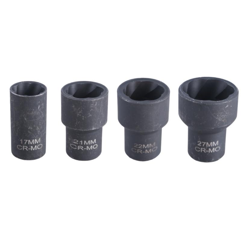 6Pcs Lug Nut Remover for Removing Damage Rusted Bolt Nut Screws Wheel Lock Removal Maintenance 17MM 19MM 21MM 22MM 27MM