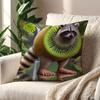 Italian B-Brainrot Animals Meme Cushion Cover For Pillow Printing Sofa Decoration Home Car Room Coffee Office Nordic Simplicity