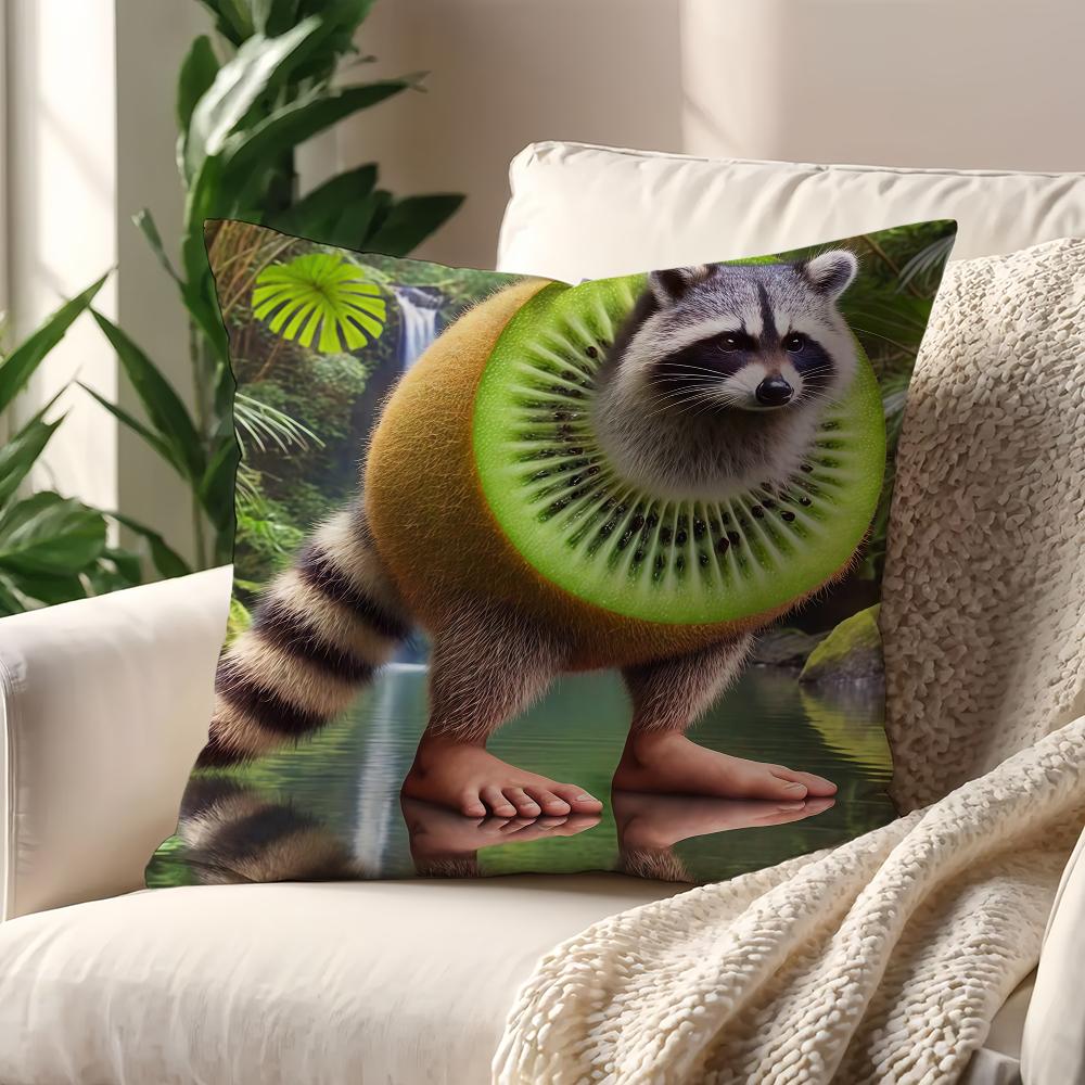 Italian B-Brainrot Animals Meme Cushion Cover For Pillow Printing Sofa Decoration Home Car Room Coffee Office Nordic Simplicity