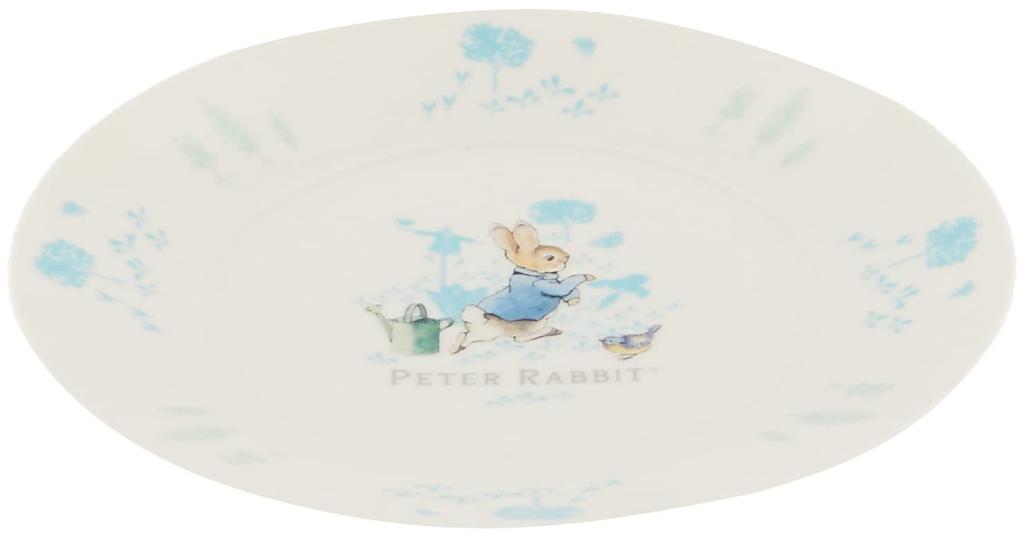 Yamaka Shoten Peter Rabbit Plate, Approx. 19cm, Microwave-Safe, Made in Japan, PR561-330