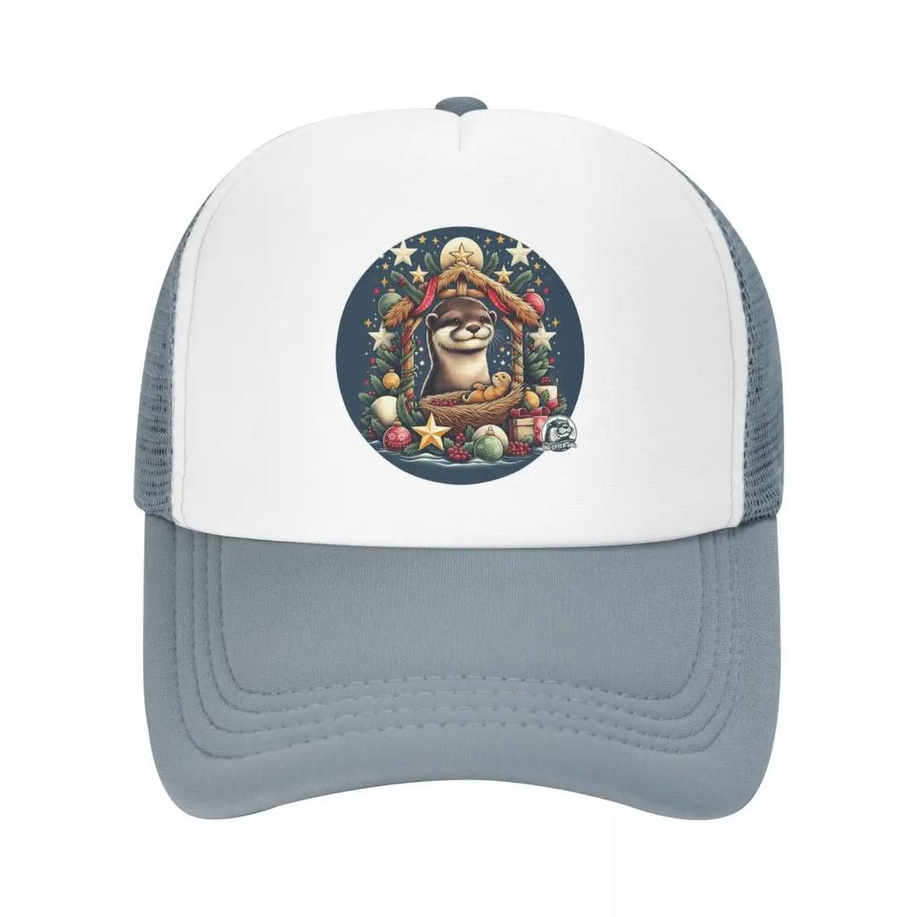 Stolzer Elternteil eines Otter-Neugeborenen Kappe Mode Netz Baseballkappen Verstellbare Mütze Hip Hop Sommer Unisex Baseballkappen Mehrfarbig