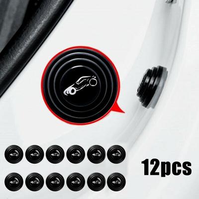 Door Anti-Collision Pad 2.8cm/1.10 Inch Auto Black