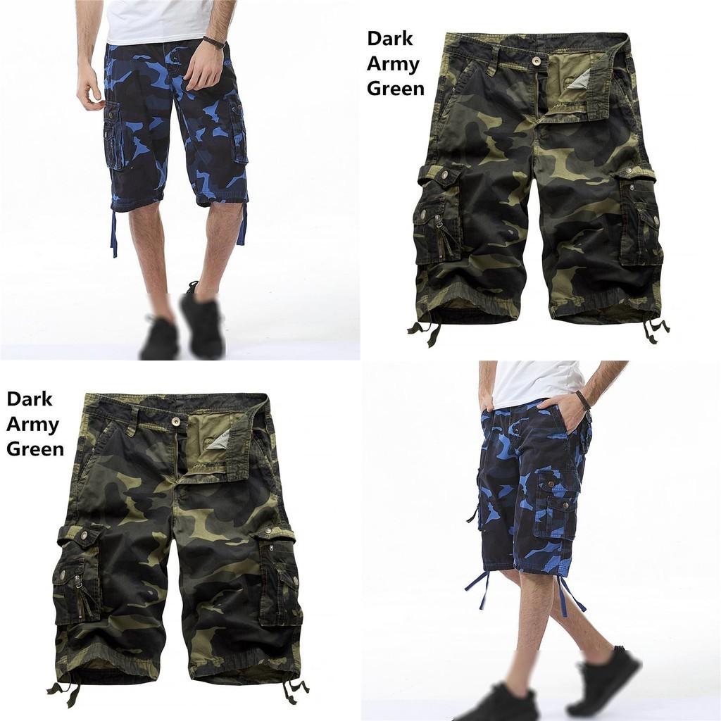 Durable And Comfortable Men's Tactical Military Army Camouflage Cargo Shorts With Multiple Pockets