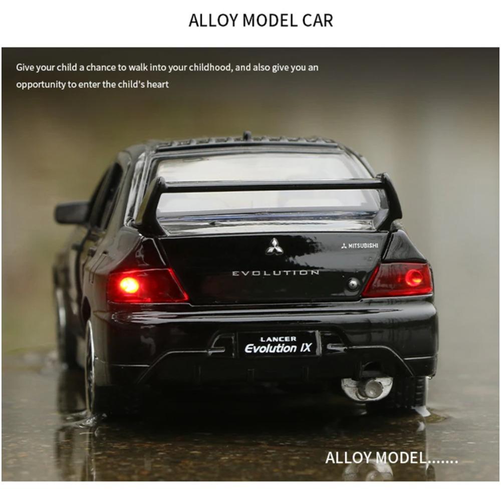 1/32 Mitsubishis Lancer Evolution IX 9 Alloy Car Model Diecast Simulation Metal Toy Vehicles Car Model Collection Childrens Gift