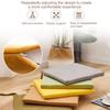 Cotton Linen Seat Cushion Simple Style Breathable Square Office Computer Chair Sitting Cushions Pad Mat for Home Office