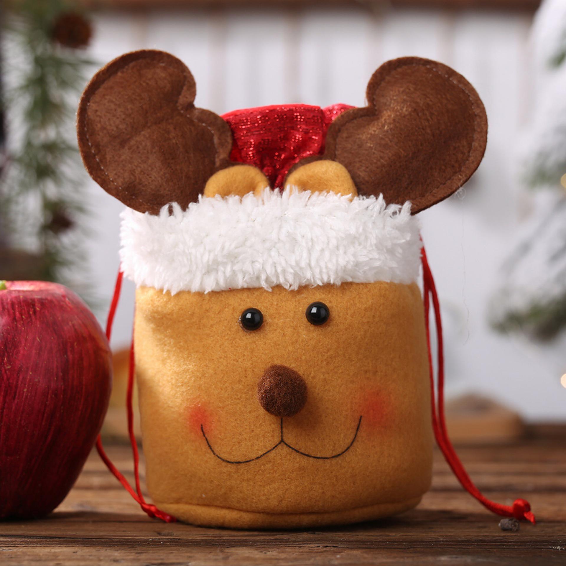 Christmas Eve Apple Doll Gift Bag Candy Box