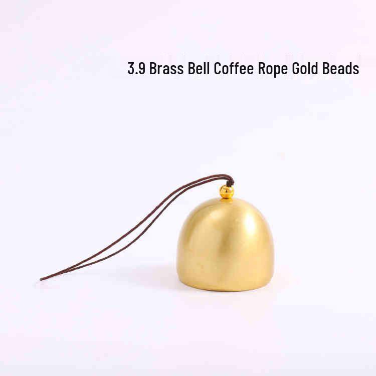 Brass and Copper Wind Chime DIY Accessories with Clapper - Small Metal Christmas Bells