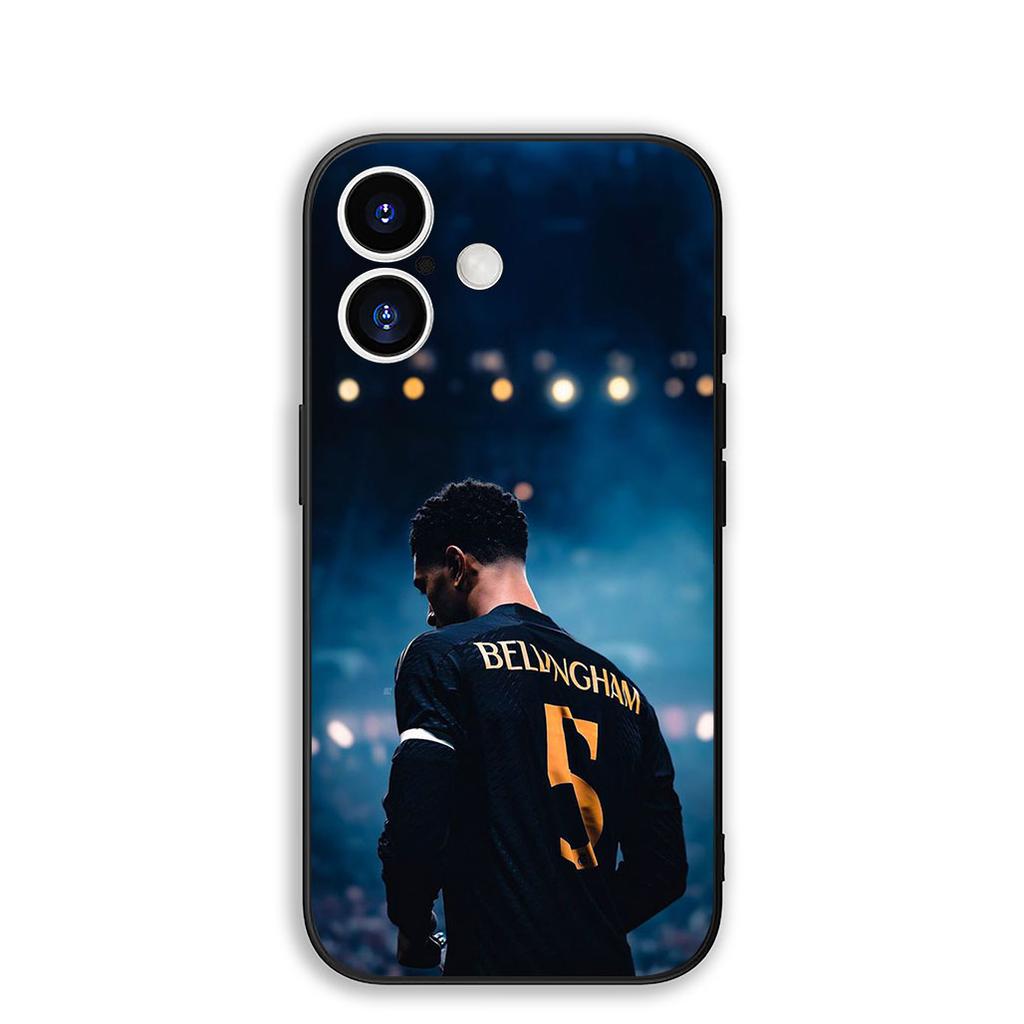 Casing for Motorola Moto G86 G57 G14 G34 G67 G84 G24 A54 G15 G17 Power Protective Cover Phone Case Soccer No 5 Star Football No5