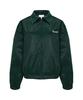Kandini Green Glossy Embroidered Wind Jacket