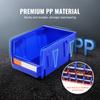 SucceBuy Storage Bin 24pcs Stackable Organizer Bin 5x4*3inch Freestanding Tiered Shelf for Garage Hanging Stacking Container