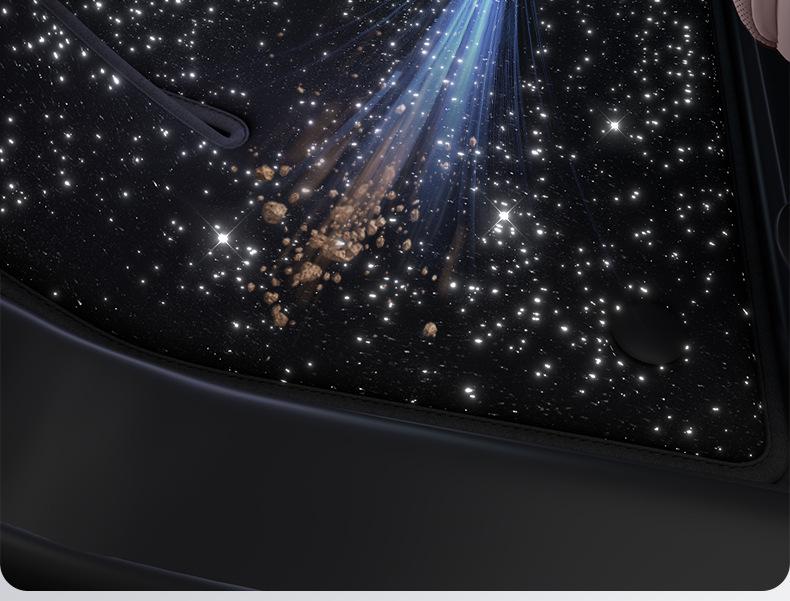 Zhiji LS9 Original Car Starry Sky Velvet Floor Mats - Decorative Roman Carpet Accessories