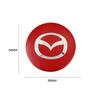 4Pcs Car Wheel Hub Center Cap Sticker Metal Decals Accessories For Mazda 2 3 6 5 Atenza CX3 CX5 MX5 CX7 Axela CX30 CX90 CX60 CX5 FF30