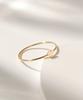 Mcel 14K/18K Tiny Flat Heart Ring