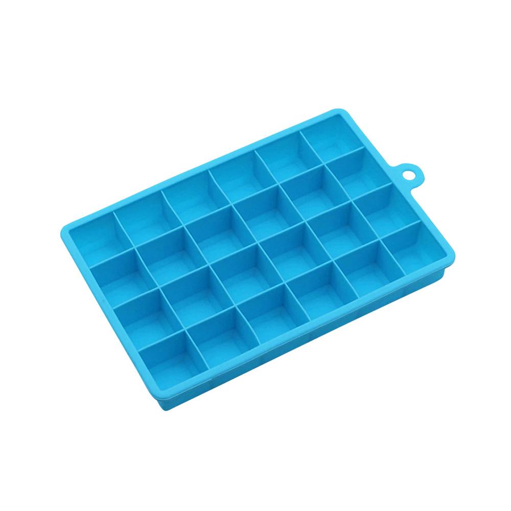 Silicone World Silicone Ice Cube Mold 15/24 Grids Square With Lids Trays Icecream Cold Drinks Whiskey Cocktails Tools Ice Mold 6