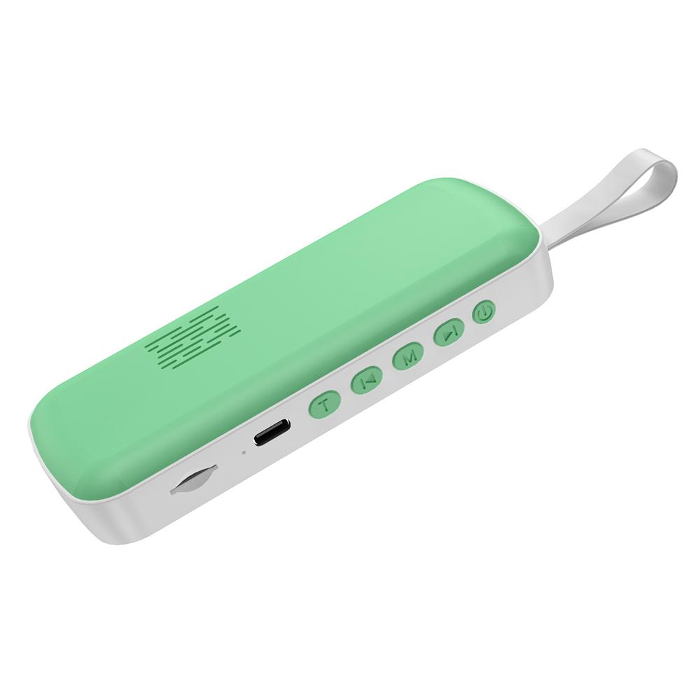 

SMB-03 Bone Conduction Sleep Speaker Mini Wireless Bluetooth-Compatible Under Pillow Speaker Green+White