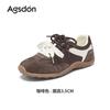 Augustus den Maillard brown German training shoes women's 2025 new summer platform retro Forrest Gump casual sports shoes