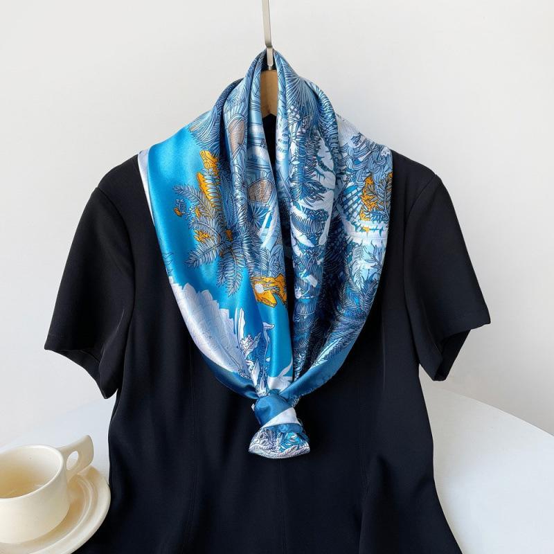 Summer Sunscreen Scarf for Women  Big Square Scarf  Neck Protection  Professional Decorative Scarf  Scarf  Shawl