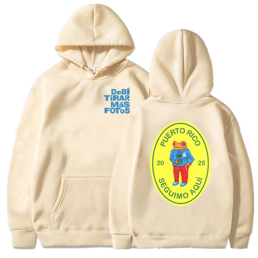 2025 Album DTMF Debí Tirar Más Fotos Hoodies Bad Bunny Fashion Singer Print Sweatshirts Cartoon Bear Graphic Clothes for Women