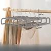 Special Plastic Hanger for Flocking Pants Rack Organization, Anti-slip and Seamless Pants Hanging Rack for Home Use
