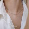 Fashionable 925 Sterling Silver Snake Chain Necklace for Women – Simple, High-End, Versatile Layering