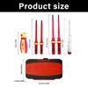 Ergonomic Grip Multipurpose 13 in 1 Insulated Screwdriver Kit 1000V Heat Treated Steel Tool for Industrial Household Use