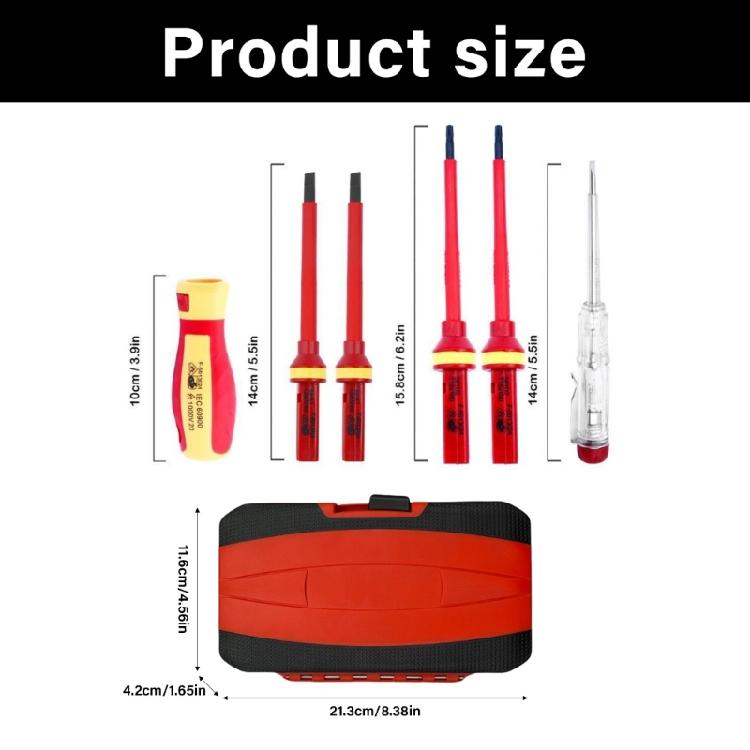Ergonomic Grip Multipurpose 13 in 1 Insulated Screwdriver Kit 1000V Heat Treated Steel Tool for Industrial Household Use