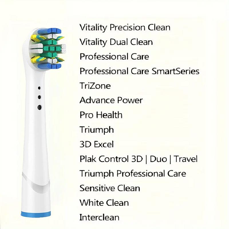 4-16 ks Náhradní kartáčkové hlavy FlossAction Pro Oral B Floss Clean Pro Health D16 D12 8860 8875 8900 8950 Elektrický zubní kartáček