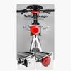 BAAU Bicycle Carrier Rack Bicycle Post Rear Shelf Mountain Road Bike Rear Mount Tail Aluminum Alloy Bag Support Black